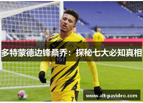 多特蒙德边锋桑乔：探秘七大必知真相